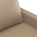 vidaXL 3-dijelni set sofa s jastucima boja cappuccina od umjetne kože | shoptok.hr