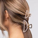 Notino Grace Collection Faux pearl hair claw clips kopča za kosu 2 kom | shoptok.hr
