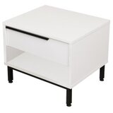 Hanah home Noćni ormarić On14-W, 53,6x42,4x44,5 cm, Bijeli | Eponuda.ba