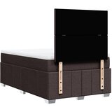  Krevet s oprugama i madracem tamnosmeđi 120 x 200 cm od tkanine | shoptok.hr