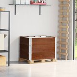 vidaXL okviri za palete 3 kom smeđi 80x60 cm od masivne borovine Cijene