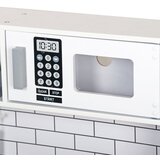 Ginger Home Dečija drvena kuhinja sa frižiderom, sudoperom sa tekuc?om vodom, mikrotalasnom pec?nicom, mašinom za pranje veša i elektronsk | Eponuda.com
