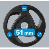 Rebel Active olimpijski utezi od lijevanog željeza, obloženi gumom, set od 2 x 15 kg, rupa 51 mm | shoptok.hr