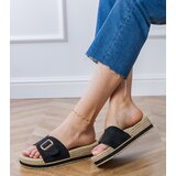 D/CEO Umsa leopard print platform slides with a buckle on the strap | shoptok.hr