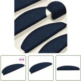 The Living Store Samolepilne preproge za stopnice 10 kosov mor. modre 65x21x4 cm - Preproga Za Stopnice, (21738403) | Shoptok.si