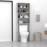 Ormarić za perilicu rublja siva boja betona 64 x 24 x 190 cm | shoptok.hr