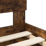  Konstrukcija postelje z vzglavjem Dimljeni oreh 120 x 200 cm, (5000103852) | Shoptok.si