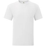 Fruit Of The Loom White men's Iconic combed cotton t-shirt with sleeve Cene
