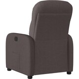  Električni naslanjač temno rjavo blago, (21824773) | Shoptok.si