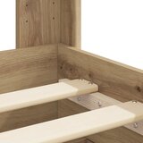  Krevetna konstrukcija s pohranom i uzglavljem Hrast artisan Smeđa | Shoptok.si