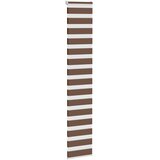 Zebra zavjesa smeđa 40x230 cm širina tkanine 35,9 cm poliester | Shoptok.si