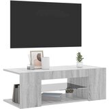  TV ormarić s LED svjetlima boja hrasta sonome 90 x 39 x 30 cm Siva | shoptok.hr
