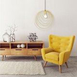 Toolight stropna svjetiljka geometrijska zlatna APP428-1CP | shoptok.hr