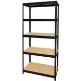 Metalni futur plus 350 (d x š x v: 45 x 90 x 180 cm, broj polica: 5 kom., crne boje) Cijene