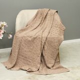 Dekordom frotir prekrivač stone 200x210 - light brown Cene