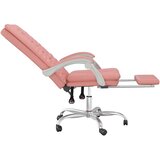  Uredski naslonjač od umjetne kože ružičasti | shoptok.hr