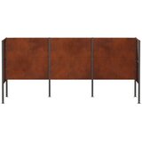  Ekran za kante za smeće 249 x 85 x 113 cm Otporni čelik Rđa - Otporni čelik 249 cm bez uzorka | shoptok.hr