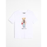 Sinsay Pamučna majica s printom | shoptok.hr