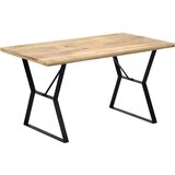 vidaXL Jedilna miza 140x80x76 cm trden mangov les | Shoptok.si