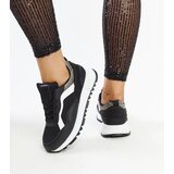 Gemre Black platform sneakers with glitter Evelia | Shoptok.si