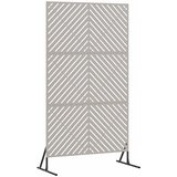  Zaslon za privatnost 100 x 50 x 180 cm Otporni čelik Rđa | Eponuda.com