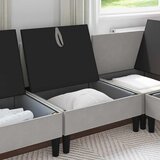  Srednji sofa s ladicom Svjetlosiva Baršun | Eponuda.com