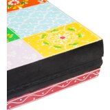  Stenske police 2 pcs večbarvno 100 x 20 x 6 cm Trden mangov les | Shoptok.si