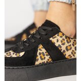 D/CEO Stanila perforated eco-suede brown loafers | Shoptok.si