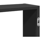  Zidna polica crna 99x15x60 cm konstruirano drvo | Eponuda.com