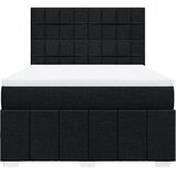  Krevet s oprugama i madracem crni 160x200 cm od tkanine | shoptok.hr