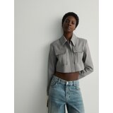 Reserved - LADIES` JACKET - light grey | shoptok.hr