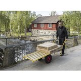 Kongamek ročni voziček, nakladalna površina 1650 x 615 mm, kolesa z zračnico | Shoptok.si