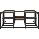  Stolić za kavu smeđa boja hrasta 91x91x40 cm konstruirano drvo | Eponuda.ba