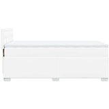 vidaXL Krevet s oprugama i madracem bijeli 90 x 190 cm od umjetne kože | shoptok.hr
