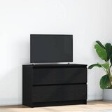 TV ormarić crni 80x35x54 cm izrađeno drvo | shoptok.hr