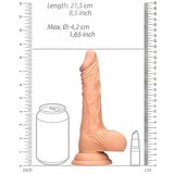 REALROCK Dong 8 - realistični dildo z modi (20 cm) - naravni | Shoptok.si