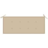  Klupa s jastukom 120 cm od bambusa | shoptok.hr