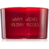 My Flame Winter Wood Warm Wishes Holiday Kisses mirisna svijeća 13x9 g