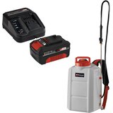 Einhell Aku. Leđna prskalica GE-WS 18/150 Li i Power-X-Change 18V 4,0 Ah Starter-Kit | Eponuda.com