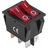 Dupli rocker prekidač 15A 250V PRK0049 Cijene