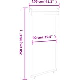 Balkonska bočna tenda 105 x 250 cm krem | shoptok.hr