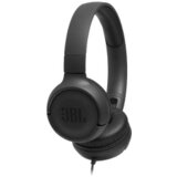 JBL naglavne slušalke z mikrofonom T500 črne | Shoptok.si