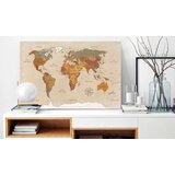  Slika na plutenoj podlozi - Beige Chic [Cork Map] 90x60 | shoptok.hr