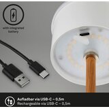 XXXL Brilo - LED punjiva stona lampa na dodir KIKI LED/2,6W/5V IP44 2600 mAh crna | Eponuda.com