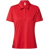 ADIDAS GOLF Tehnička sportska majica crvena / bijela