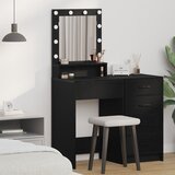 vidaXL Crni hrast Konstruirano drvo 50 x 41 x 135 cm Toaletna jedinica Cijene
