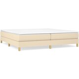 The Living Store Posteljni okvir krem 200x200 cm blago - Posteljni Okvir, (21526779) | Shoptok.si