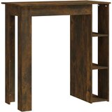 vidaXL Barski stol s policom boja hrasta 102x50x103,5 cm od iverice | shoptok.hr