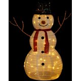  Ukrasna božićna figura snjegovića LED luksuzna tkanina 90 cm Slike