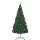 vidaXL Božićno drvce s ukrasnim gudačkim svjetlima Zelena 400 cm PVC | shoptok.hr